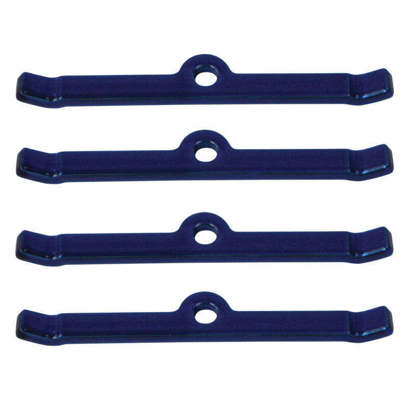 Moroso Valve Cover Hold Downs - SBC - Blue - Set of 4