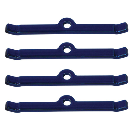 Moroso Valve Cover Hold Downs - SBC - Blue - Set of 4