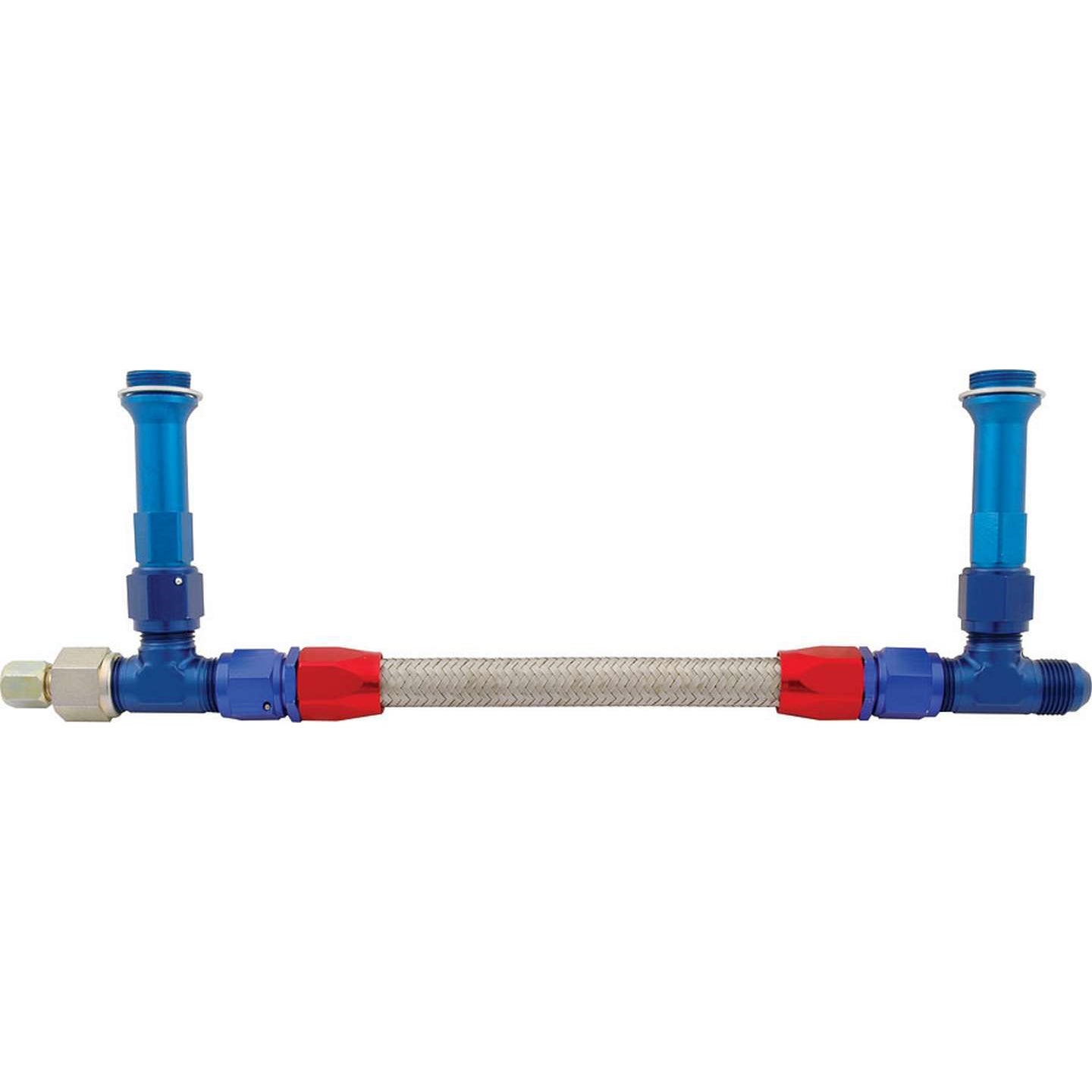 Allstar Performance Fuel Line Dual Feed -08 AN, Fits Holley Dominator
