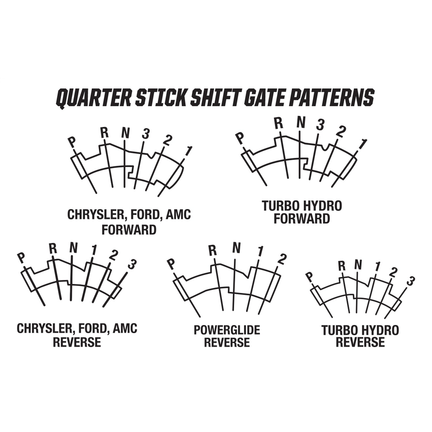 Hurst Quarter Stick Automatic Shifter -Powerglide