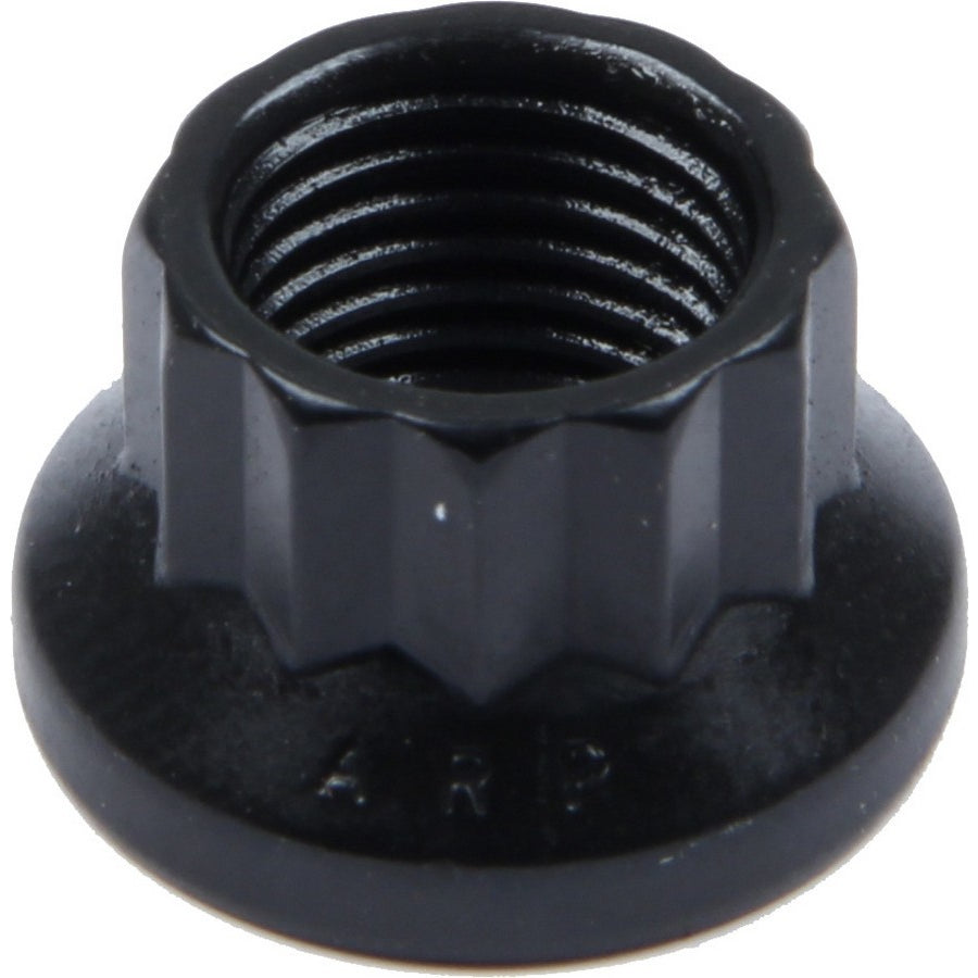 ARP 12 mm x 1.25 Thread Nut - 14 mm 12 Point Head - Chromoly - Black Oxide - Universal 300-8307