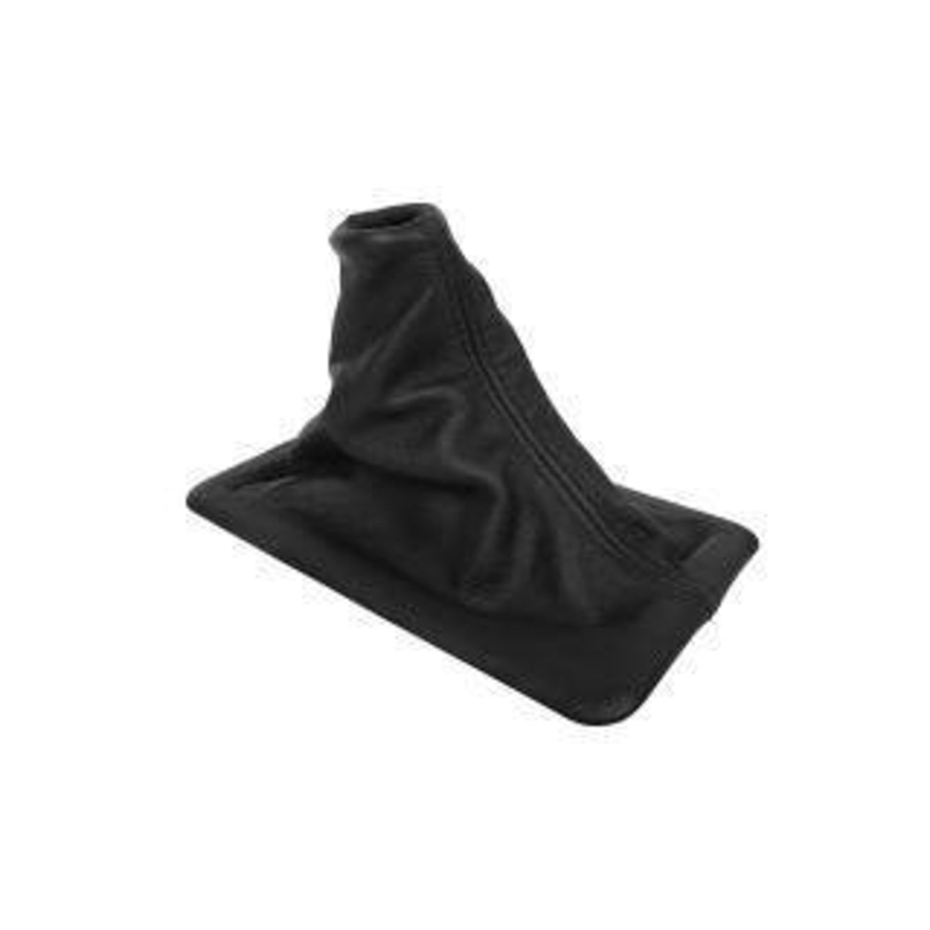 Drake Muscle Cars Shifter Boot - Rectangular - Leather - Black - Ford Mustang 2005-09
