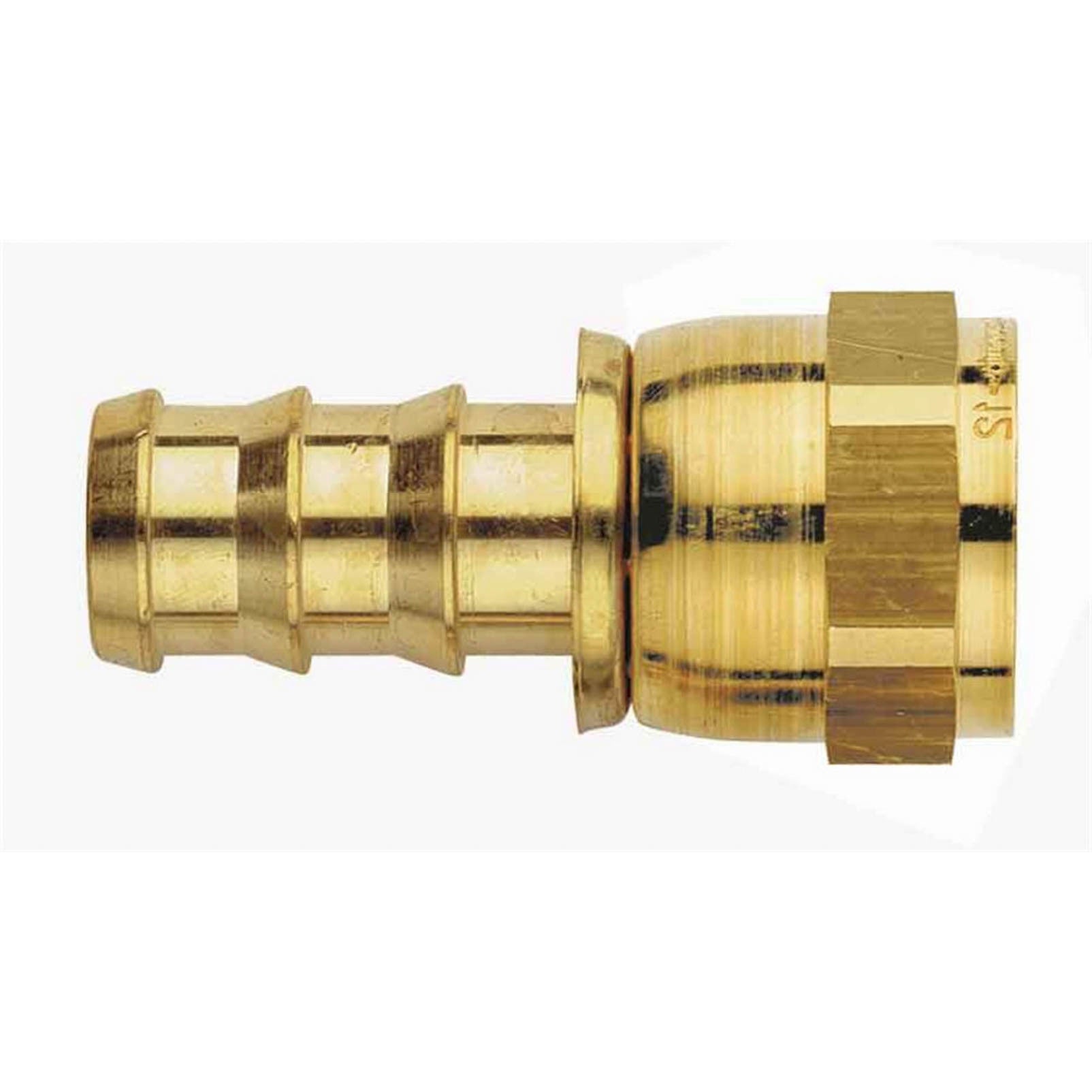 Aeroquip Brass -10 AN Straight AN SOCKETLESS„¢ Hose End