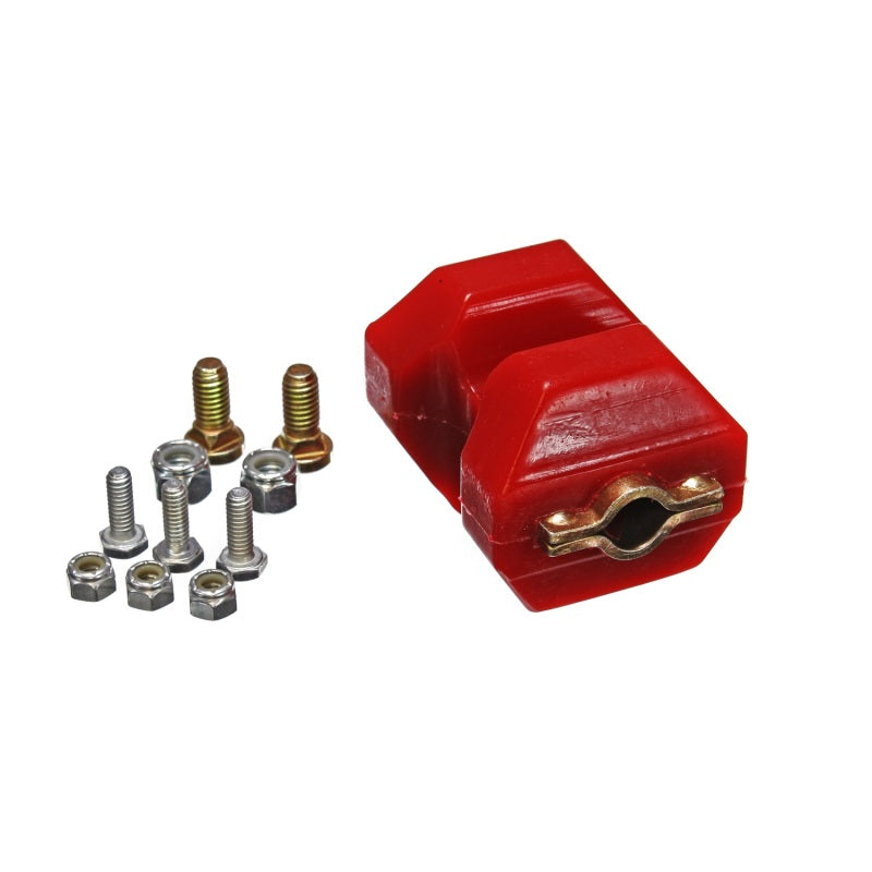 Energy Suspension Hyper-Flex Motor Mount Insert - Red/Cadmium - Small Block Chevy - GM F-Body 1993-97