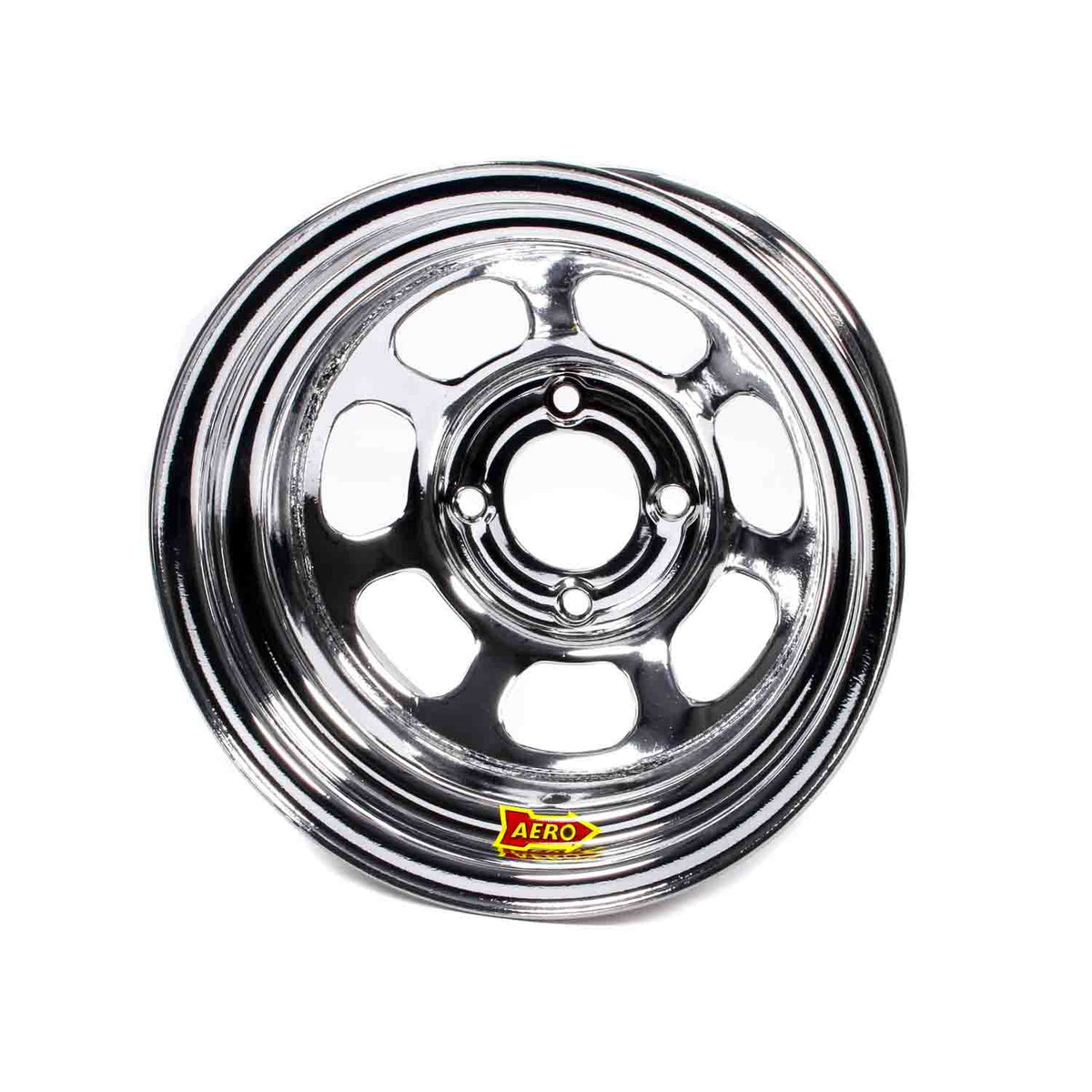 Aero 30 Series Roll Formed Wheel - Chrome - 13" x 8" - 3" Offset - 4 x 4.25" Bolt Circle - 16 lbs.