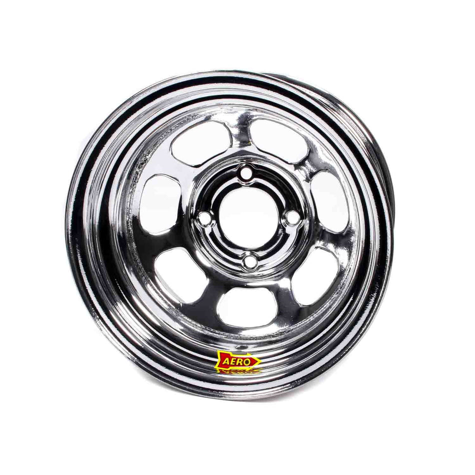 Aero 30 Series Roll Formed Wheel - Chrome - 13" x 8" - 3" Offset - 4 x 4.25" Bolt Circle - 16 lbs.