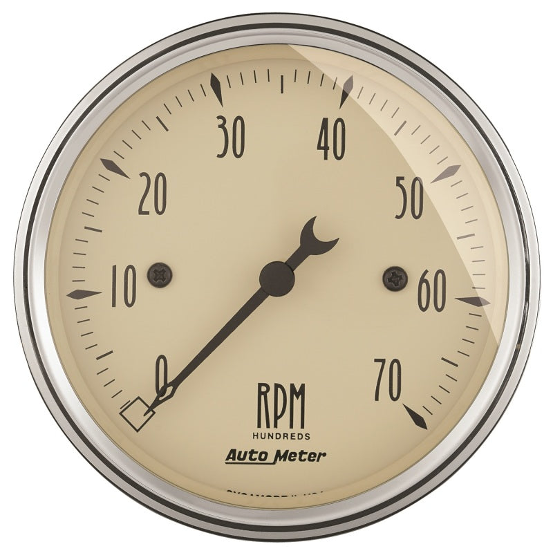 Auto Meter Antique Beige Electric Tachometer - 3-1/8"