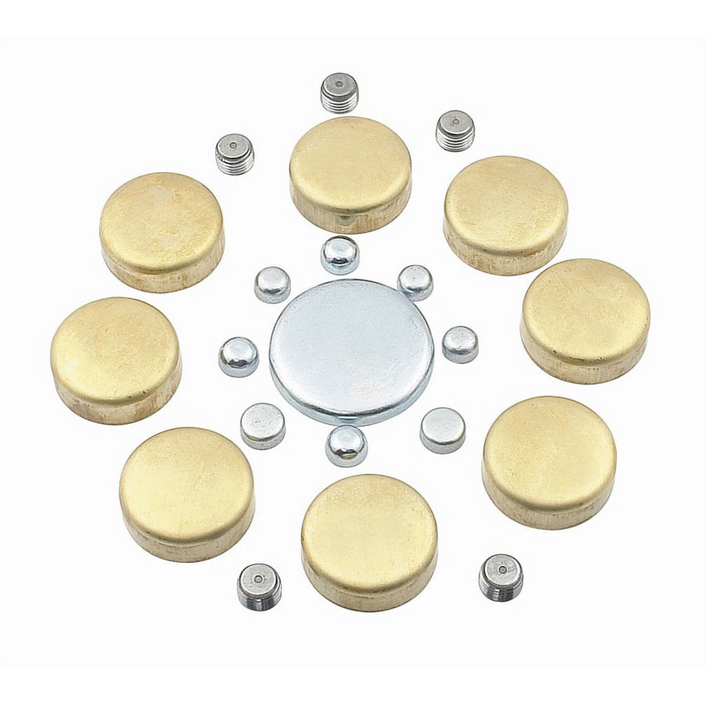 Mr. Gasket Complete Engine Freeze Plug Kit - Brass - Small Block Chevy
