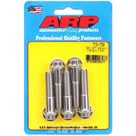 ARP Stainless Steel Bolt Kit - 12 Point (5) 3/8-24 x 1.750