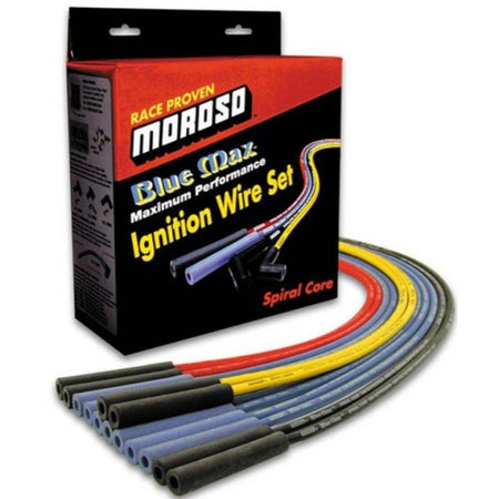 Moroso Blue Max Spiral Core Ignition Wire Set - 1977-86 Chevy C/K Trucks BB Chevy 7.4L