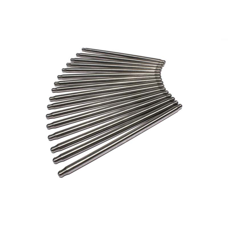 Comp Cams Hi-Tech Pushrod - 7.900 in Long - 3/8 in Diameter - 0.135 in Thick Wall - Chromoly - Set of 16