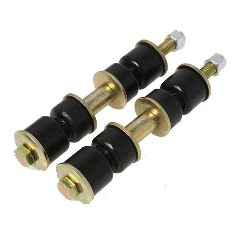 Energy Suspension Adjust-A-Link End Links - 3-3/8 to 3-7/8 in Adjustable - Black/Cadmium (Pair)