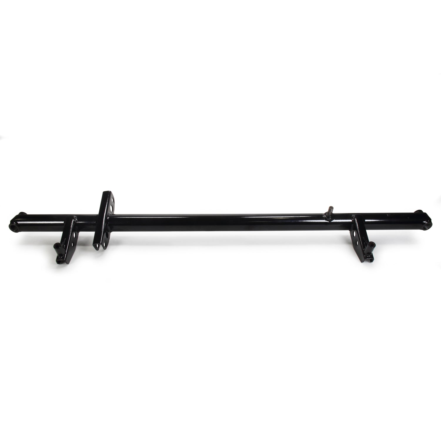 MPD Front Axle Assembly - 2 in OD - 44 in Wide - 9 and 12 Degree Front Spindles - Chromoly - Black - Midget