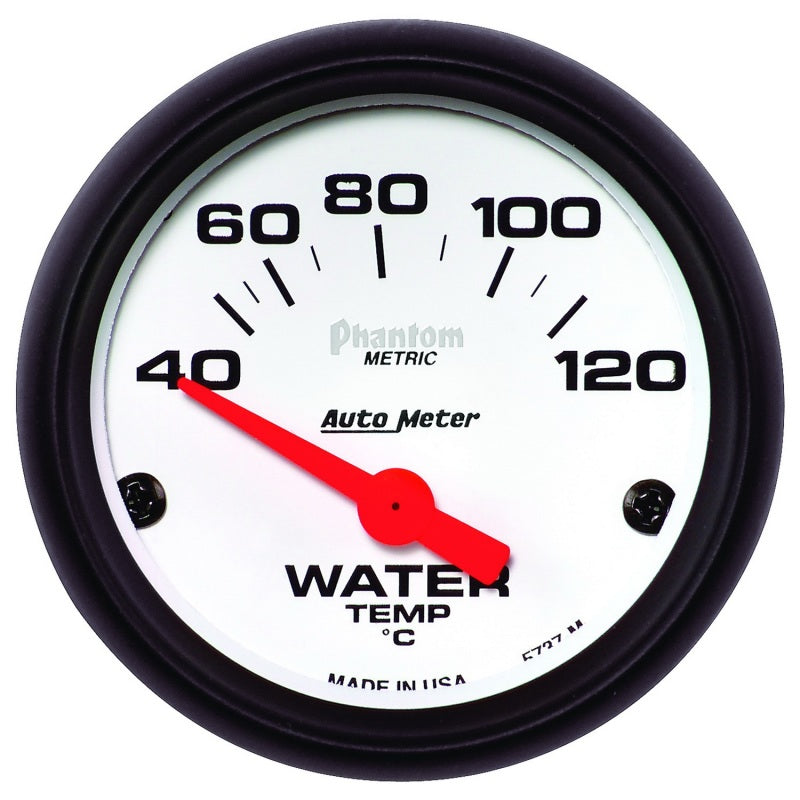 Auto Meter 2-1/16 Phantom Water Temp Gauge - Electric