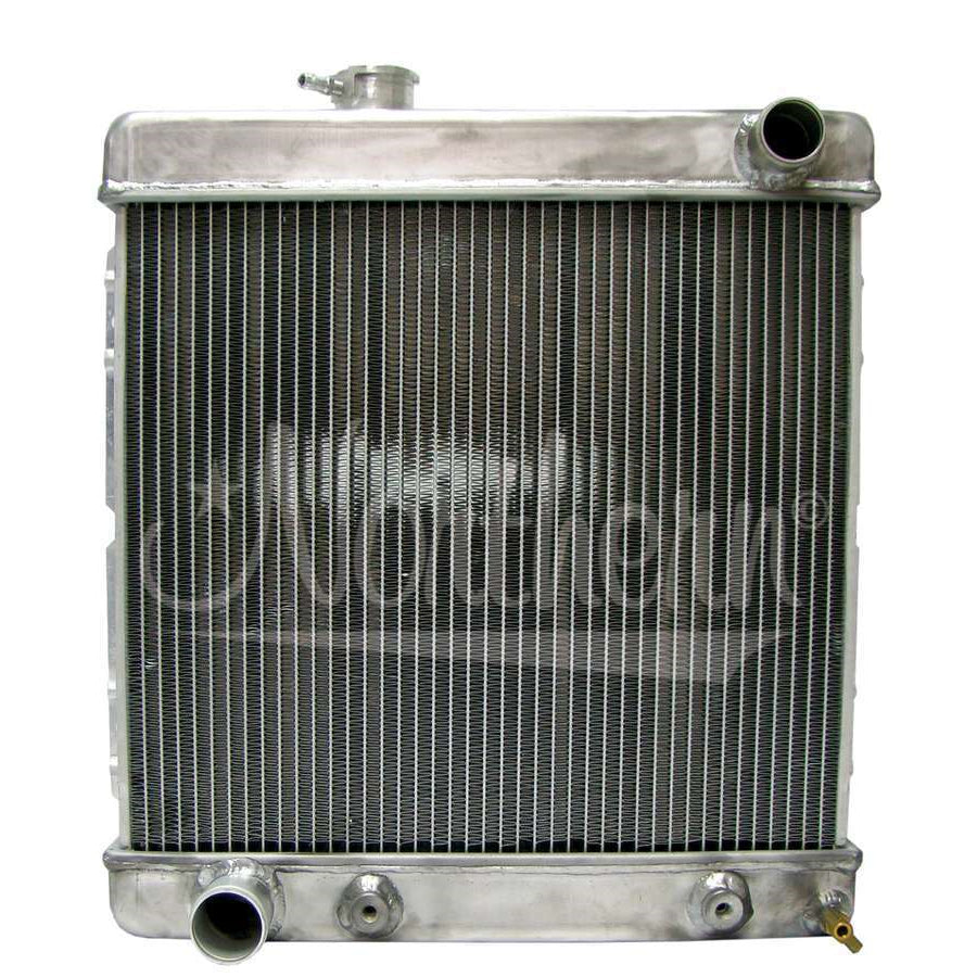 Northern Aluminum Radiator - 20.25 in W x 18.5 in H x 3.125 in D - Passenger Side Inlet - Driver Side Outlet - Automatic - Ford 1960-70