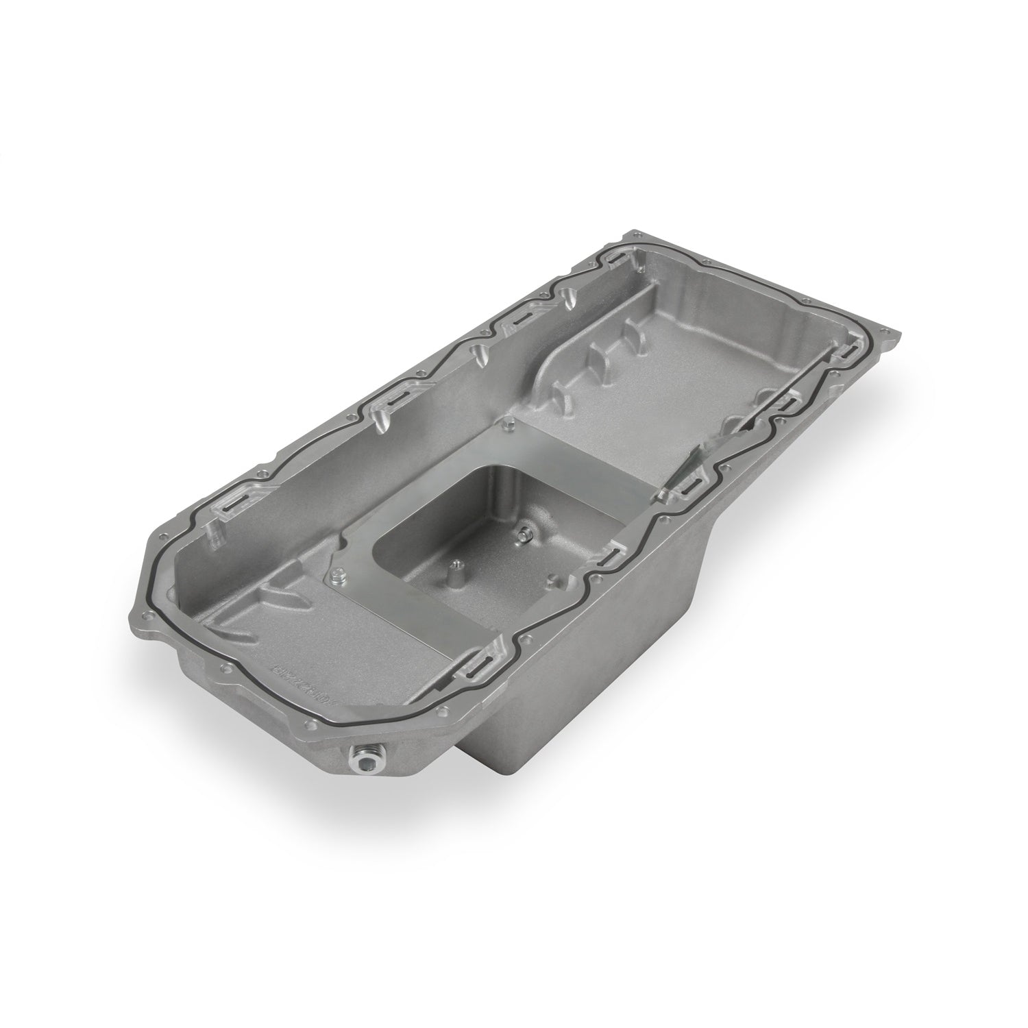 Holley Retrofit Engine Oil Pan - Mid Sump - 6 qt - 6-2/5" Deep - Baffle/Pickup/Tray - Aluminum - Mopar Gen III Hemi