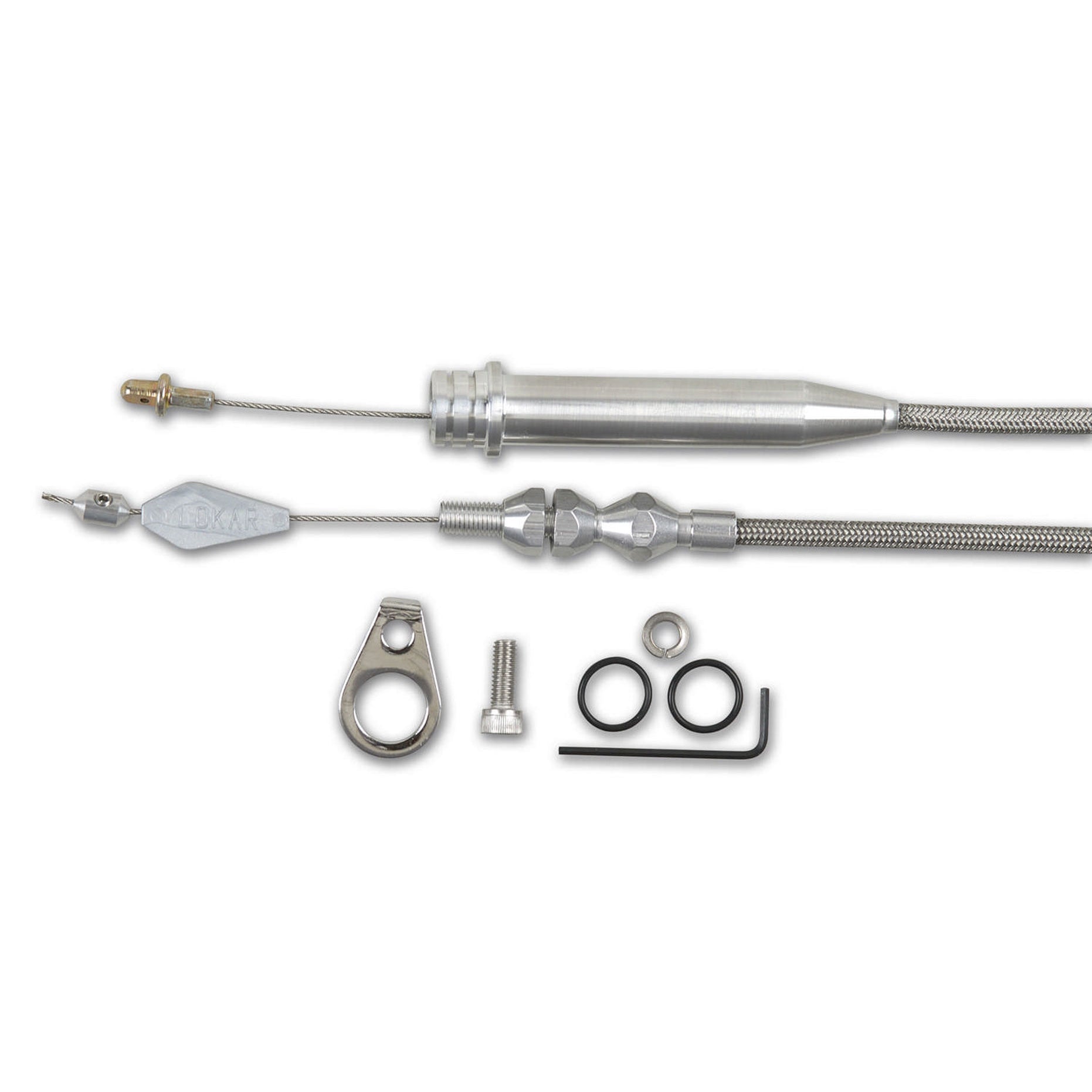Lokar Hi-Tech Kickdown Cable - Adjustable Length