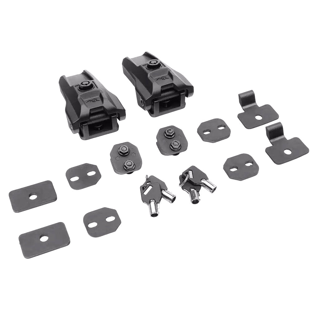 Rugged Ridge Hood Latch Kit - Black - Jeep Wrangler 2007-22