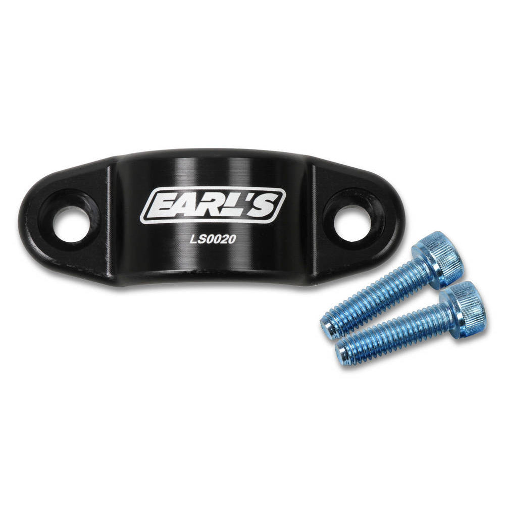 Earl's LS Oil Cooler Block-Off Plate w/ 1/8 NPT Port