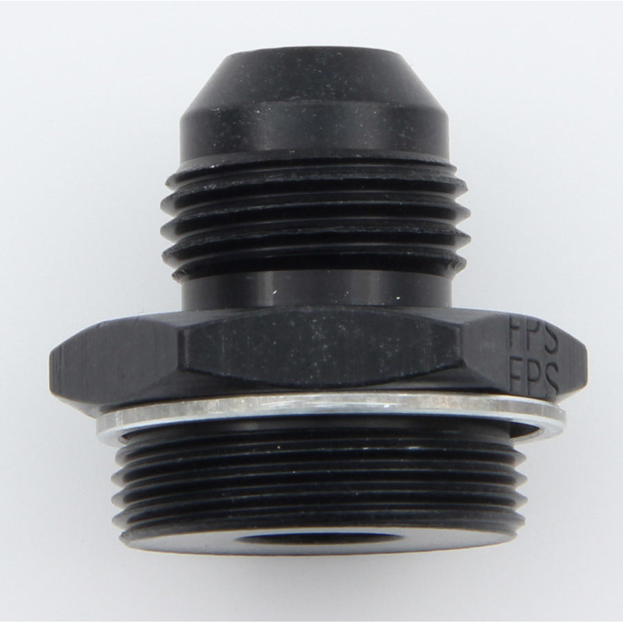 Fragola Male Adapter Fitting -8 AN x 1-20 Rochester - Black