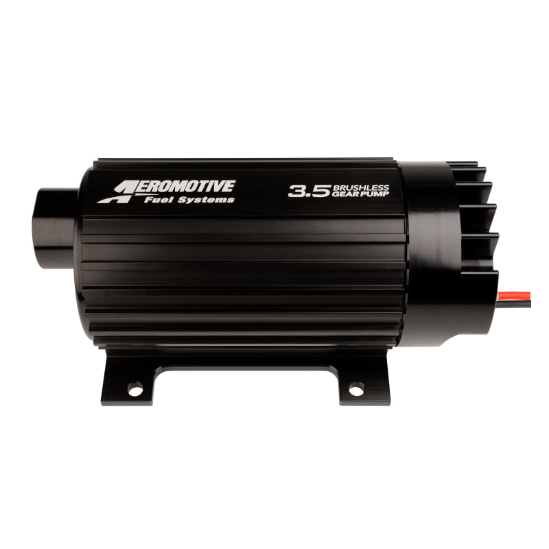 Aeromotive Pro-Series 3.5 Electric Fuel Pump - Variable Speed - In-Line - 1350 lb/hr at 9 psi - 12 AN Female O-Ring Inlet - 10 AN Female O-Ring Outlet - Black - E85/Gas