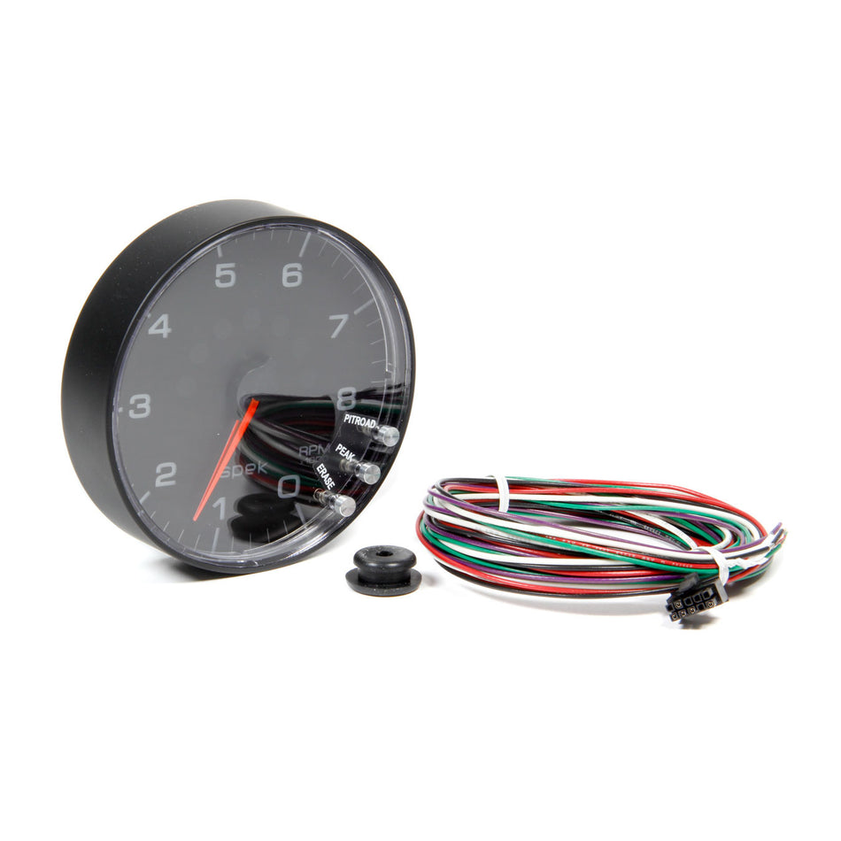 Auto Meter Spek Pro Tachometer 8,000 RPM Electric Analog - 5" Diameter
