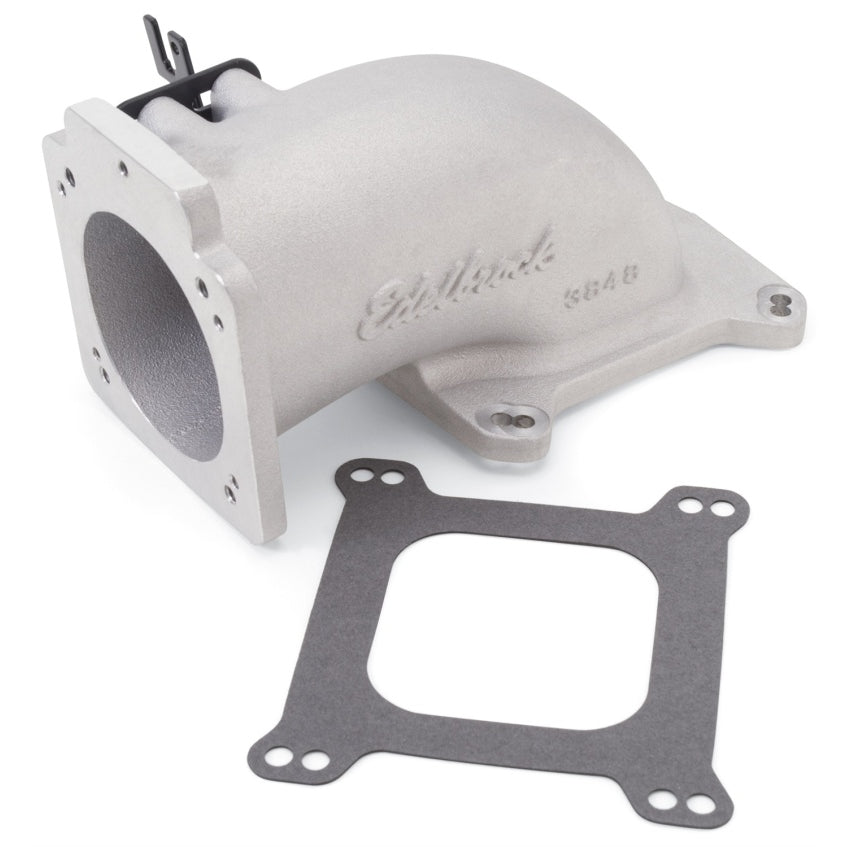 Edelbrock Low Profile Intake Elbow - 90 mm Max Throttle Body - Square Bore