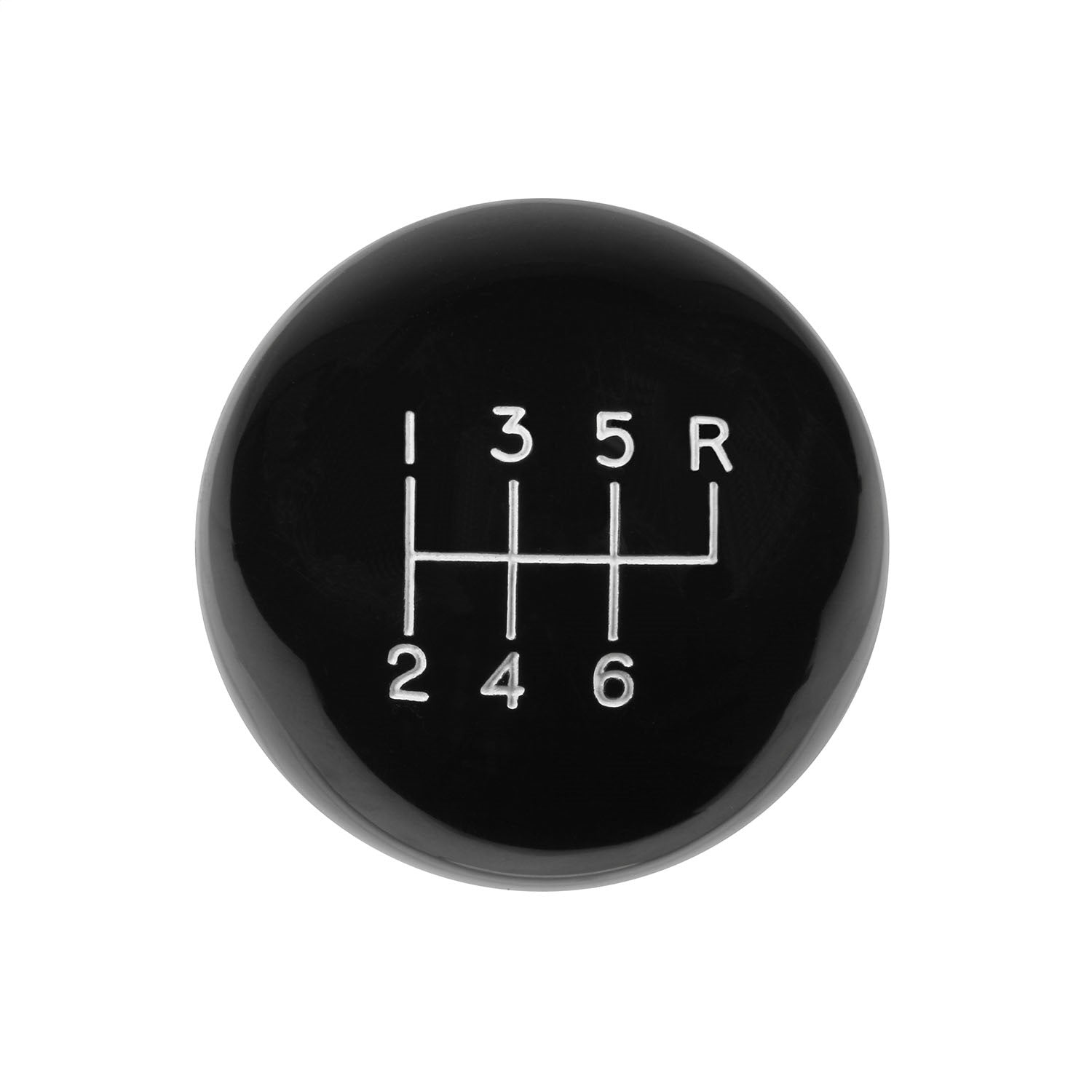 Hurst Classic 6-Speed Shift Knob - Black (3/8-16)