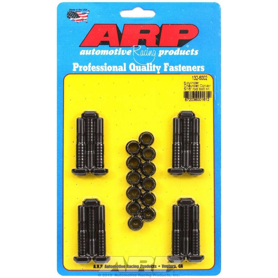 ARP High Performance Series Wave-Loc Connecting Rod Bolt Kit - 5/16 in Bolt - Chromoly - Corvair - Chevy 6-Cylinder - Set of 12