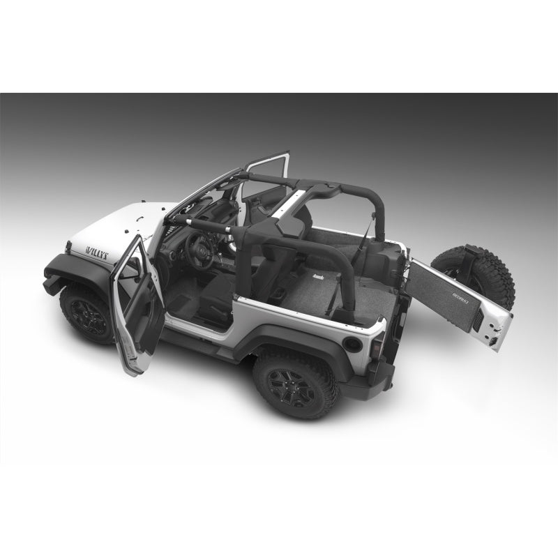 Bedrug Bed Liner - Sides / Tailgate Included - Composite - Gray - Jeep Wrangler JK 2011-18