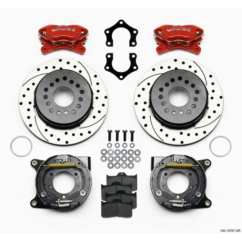 Wilwood Forged Dynalite Rear Brake System - 4 Piston Caliper