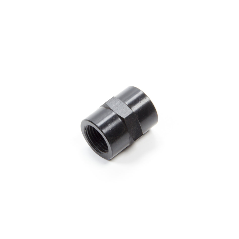 Aeroquip 3/8 in NPT Female to 3/8 in NPT Female Straight Adapter - Black Anodized