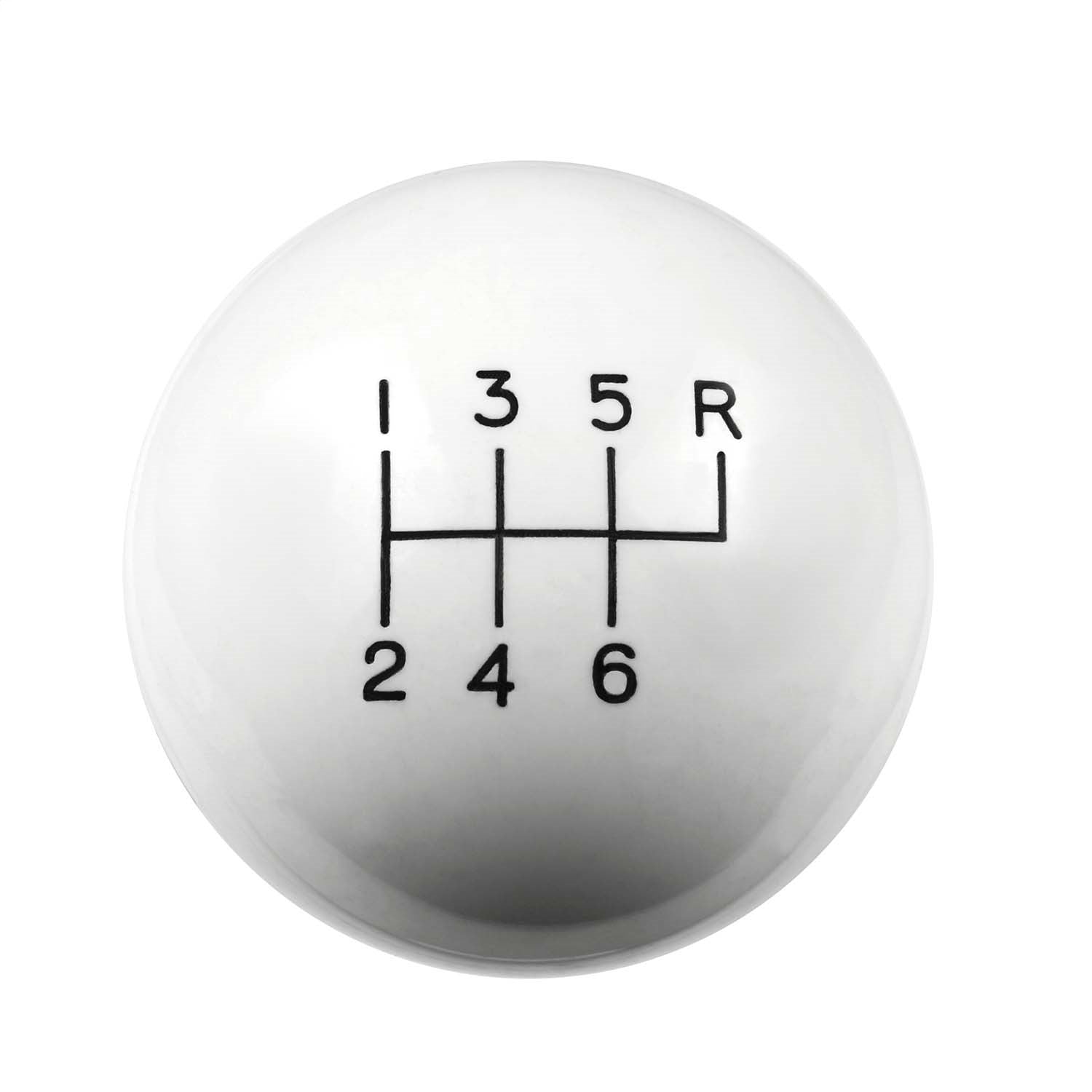 Hurst Classic 6 Speed Knob 3/8-16 Threads - White