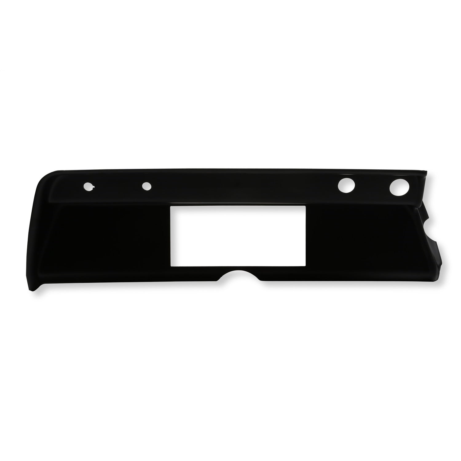 Holley EFI 6.86 in Dash Bezel - Black - GM A-Body 1967