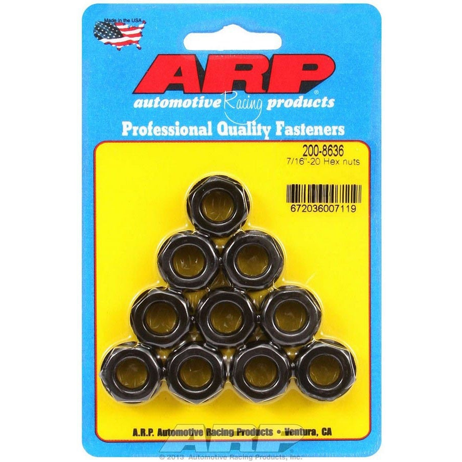 ARP Hex Nuts - 7/16-20 (10)