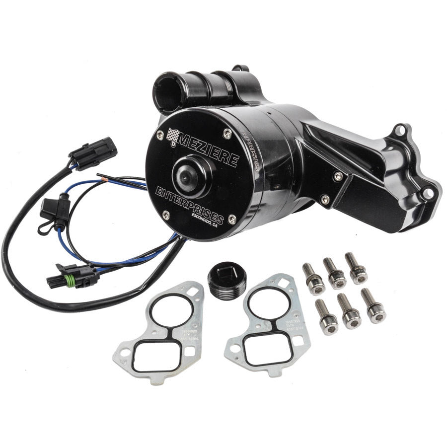 Meziere Enterprises Electric Water Pump 100 Series 1" NPT Inlet Gaskets/Hardware/Wiring - Aluminum