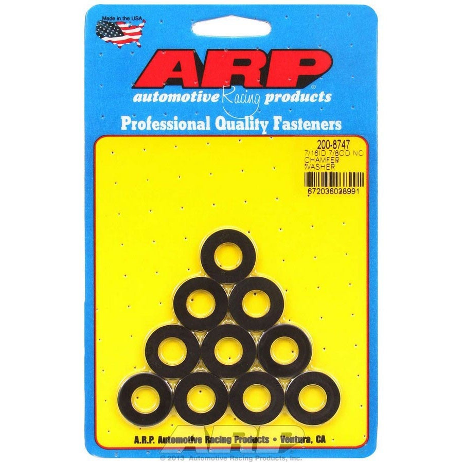 ARP Special Purpose Flat Washer Chamfered 7/16" ID 0.875" OD - 0.120" Thick