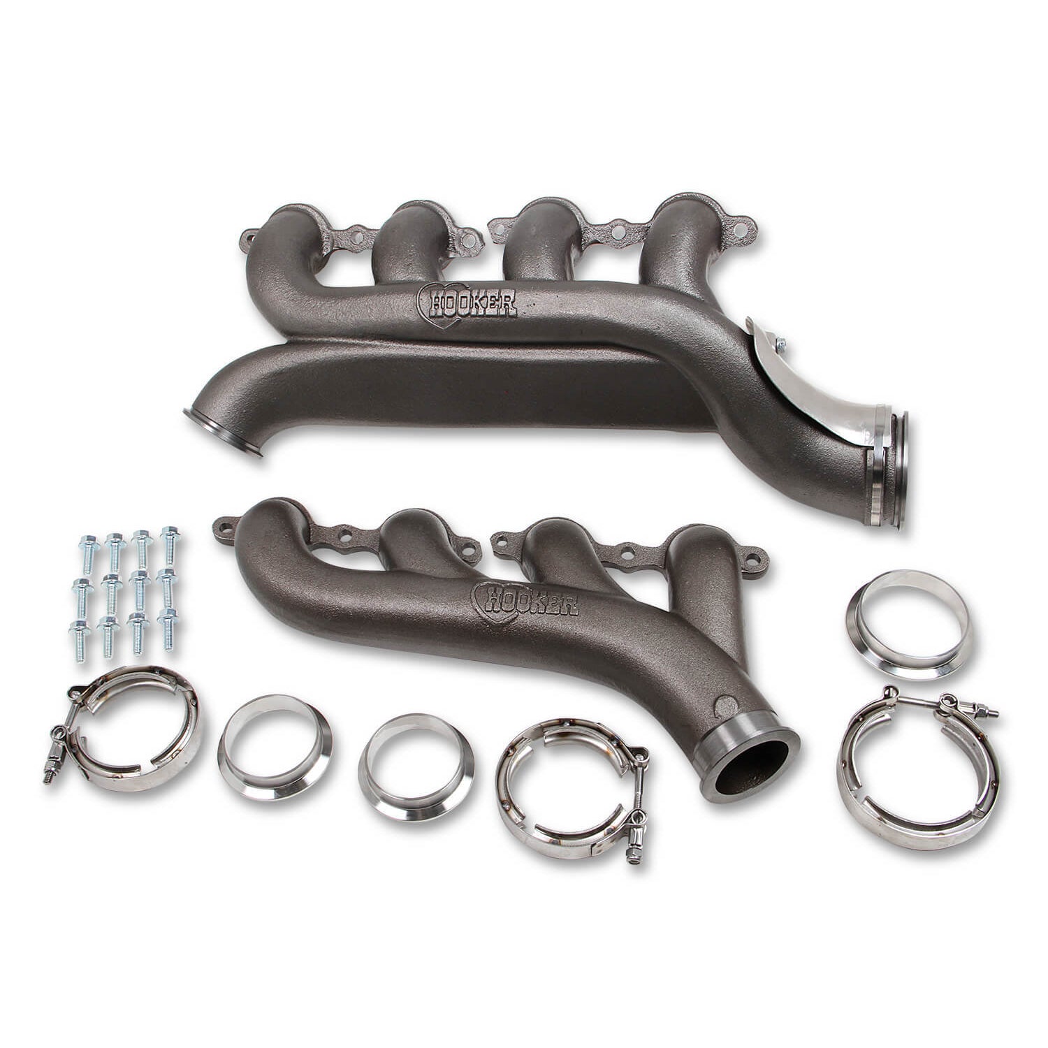 Hooker BlackHeart Exhaust Manifolds Set LS Turbo