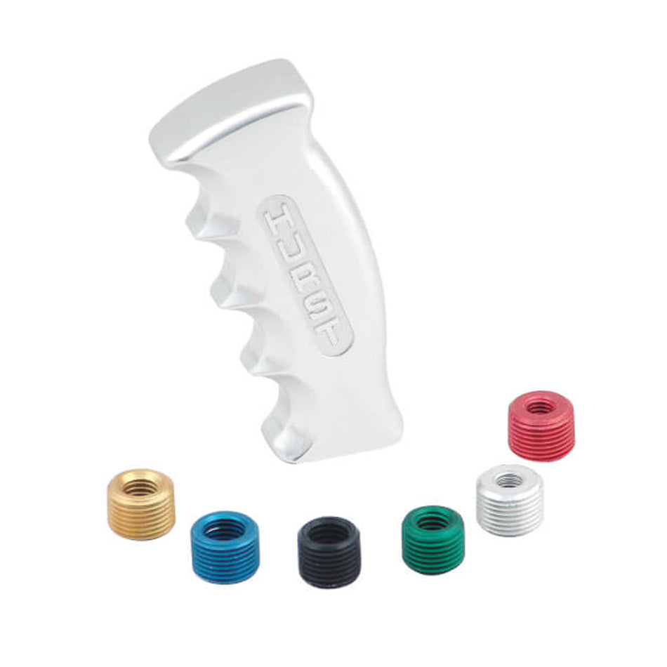 Hurst Universal Pistol Grip Shift Handle - Brushed Aluminum