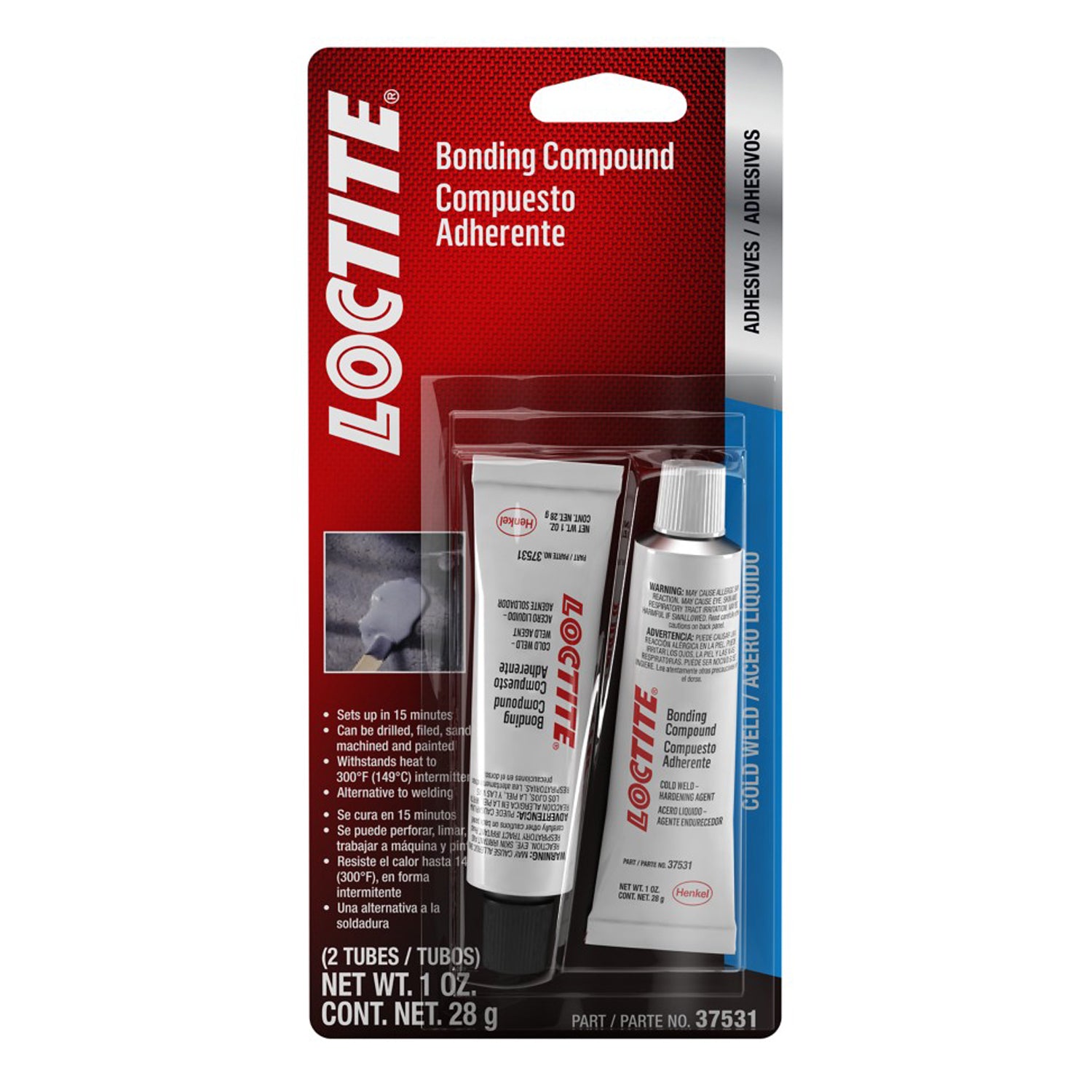Loctite LocWeld 2 Part Epoxy 2 oz Tube