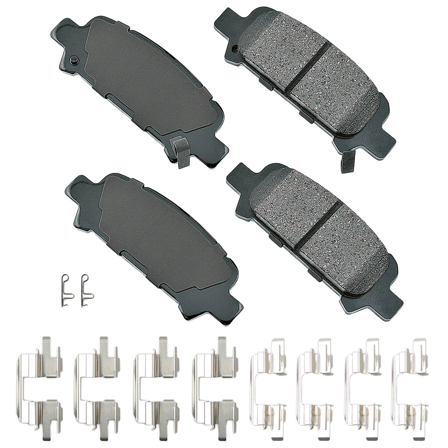 Akebono Brakes ProACT Rear Brake Pads - Subaru 1998-2009 (Set of 4)