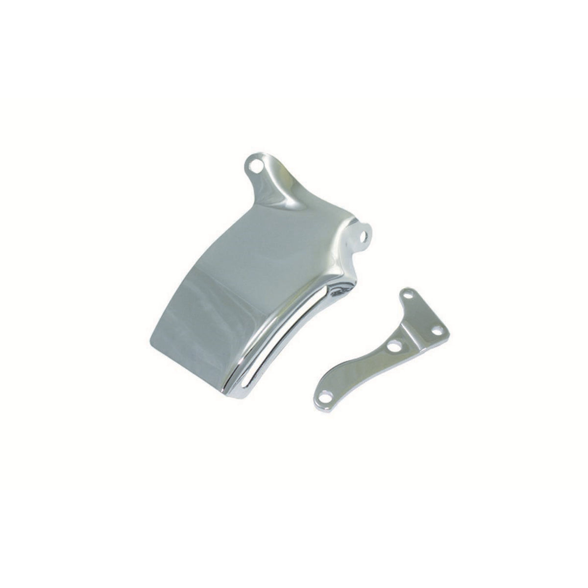 Specialty Products O.E. Style Alternator Bracket - Passenger Side - Chrome - Long Water Pump - Small Block Chevy 6073