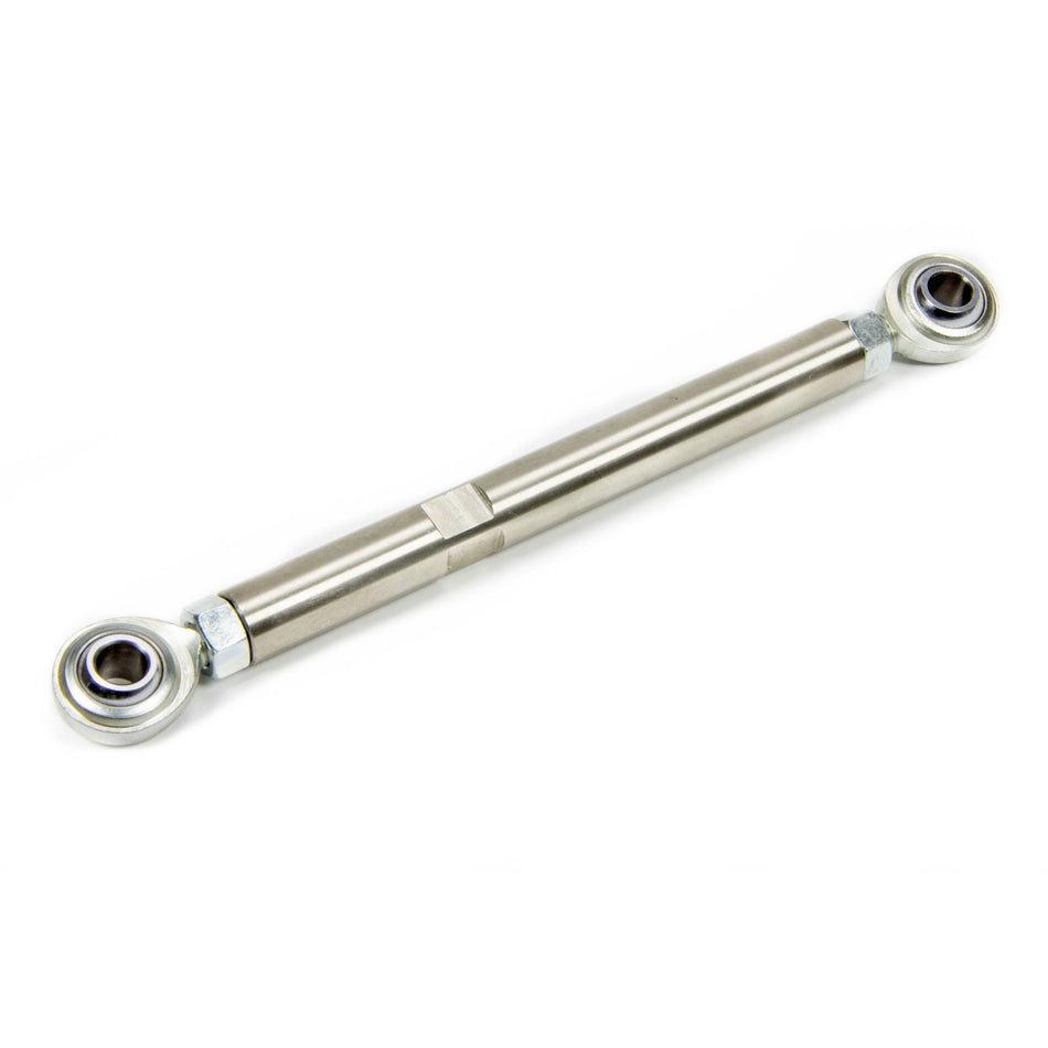 March Performance 8 to 9-1/2" Long Adjustment Rod 3/8" Mounting Hole Chromoly Rod Ends Stainless - Polished