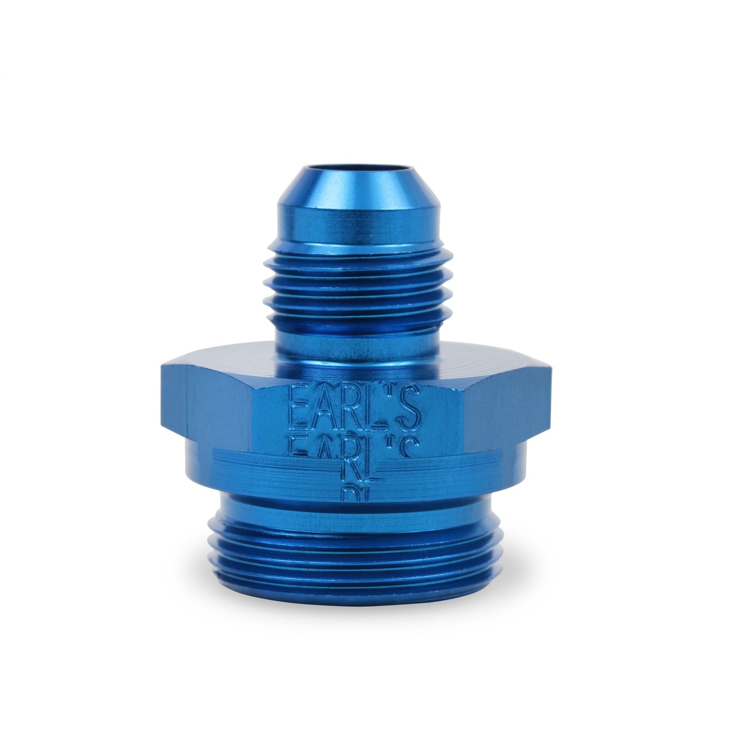 Earl's Aluminum Dual Feed Holley (Short) Carburetor Adapter -06 AN to 7/8-20 Carb. Thread