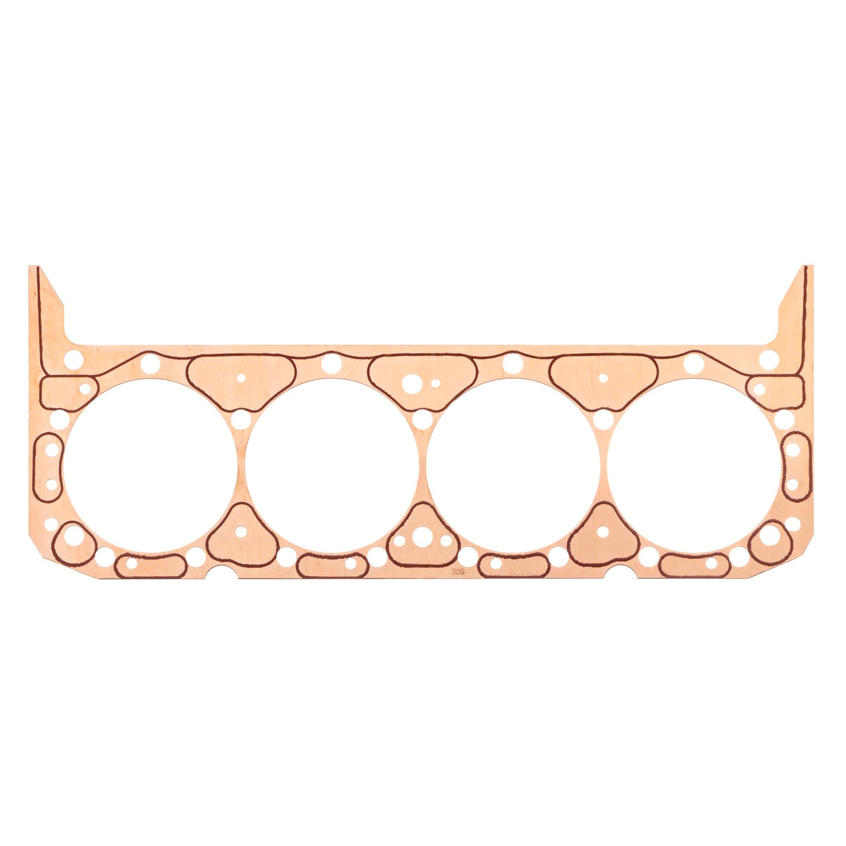 SCE Titan Copper Cylinder Head Gasket - 4.200 in Bore - 0.050 in Compression Thickness - Small Block Chevy