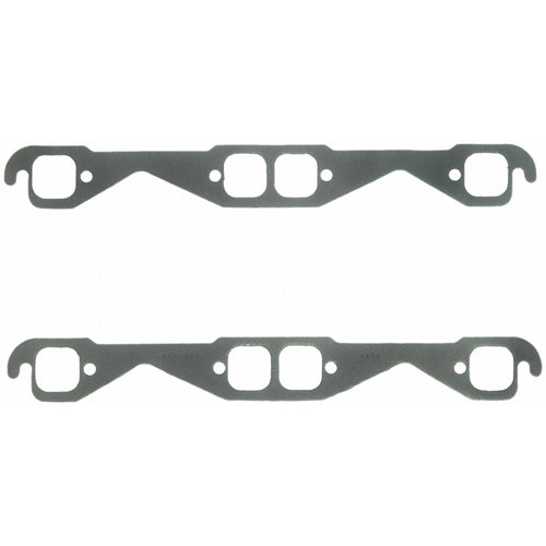 Fel-Pro Exhaust Gaskets - SB Chevy - Stock, Square - 1.38" x 1.38"