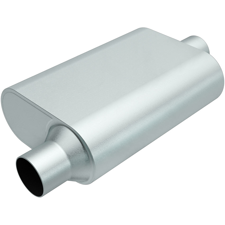 Magnaflow Performance Exhaust Rumble Aluminizd Muffler 3" Offset In/Center Out