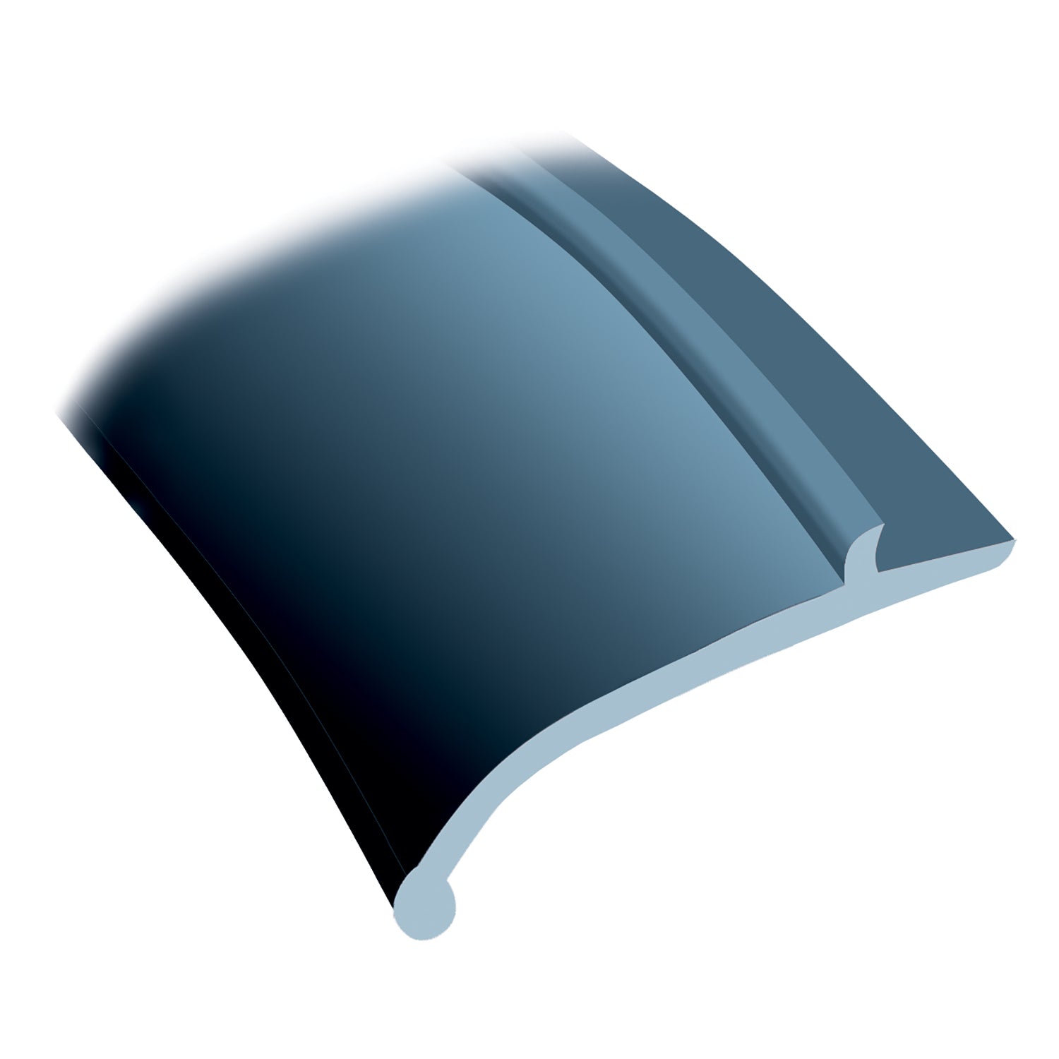Pacer Performance Flexy Flares Fender Flare 4-1/4" Wide 58" Long Screw-In - Rubber