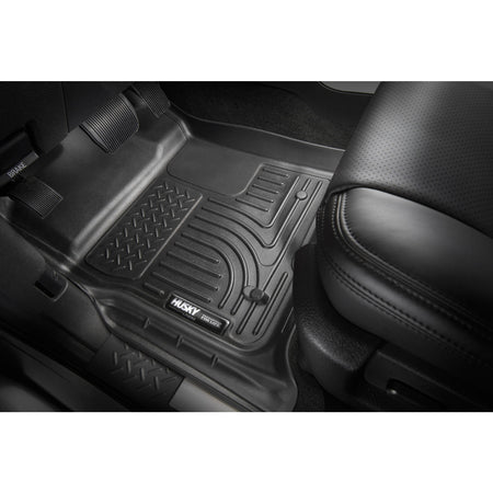 Husky Liners WeatherBeater Front/2nd Row Floor Liner - Black - GM Compact SUV 2021-22