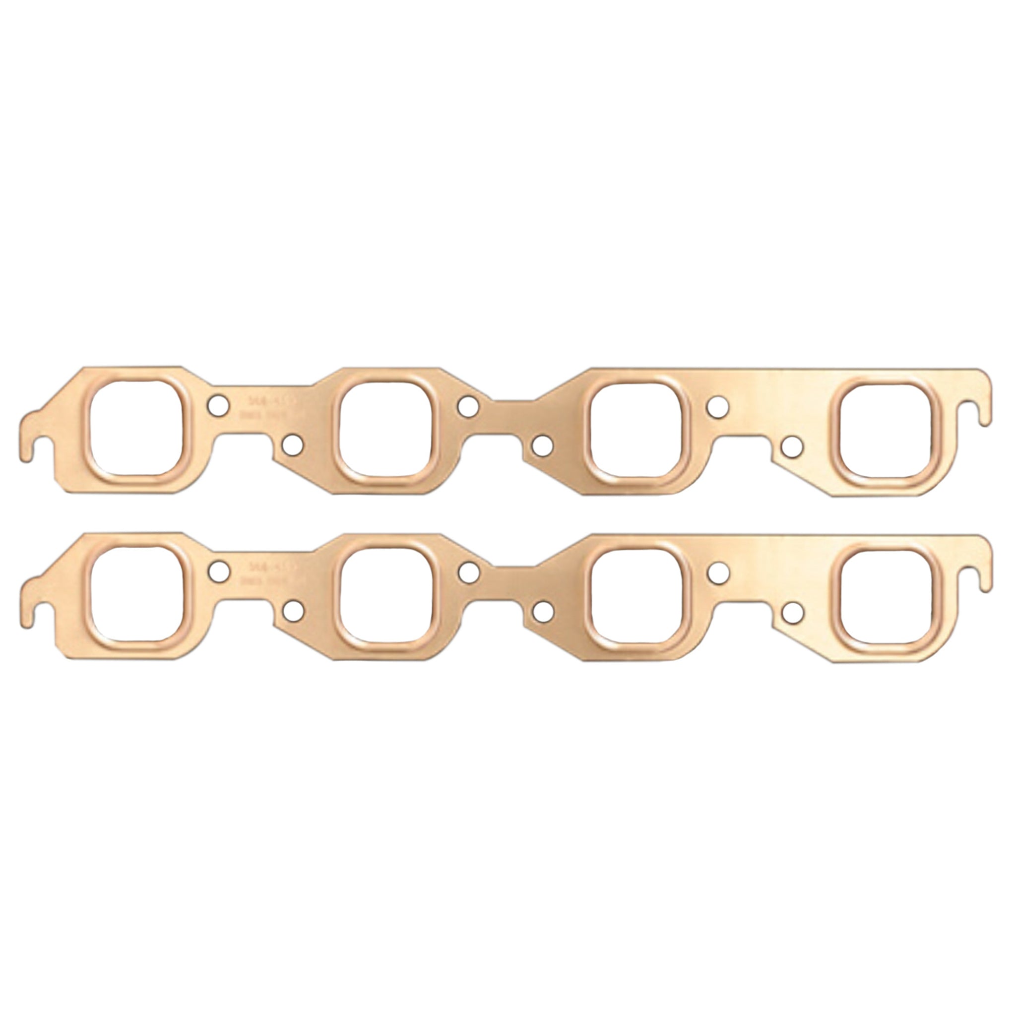 SCE 1.75 x 1.75 BB Chevy Copper Embossed Exhaust Gasket